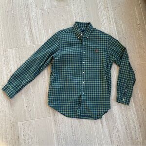 Ralph Lauren Blue and Green Checkered Shirt